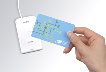Edy card using vegetable-based plastics.